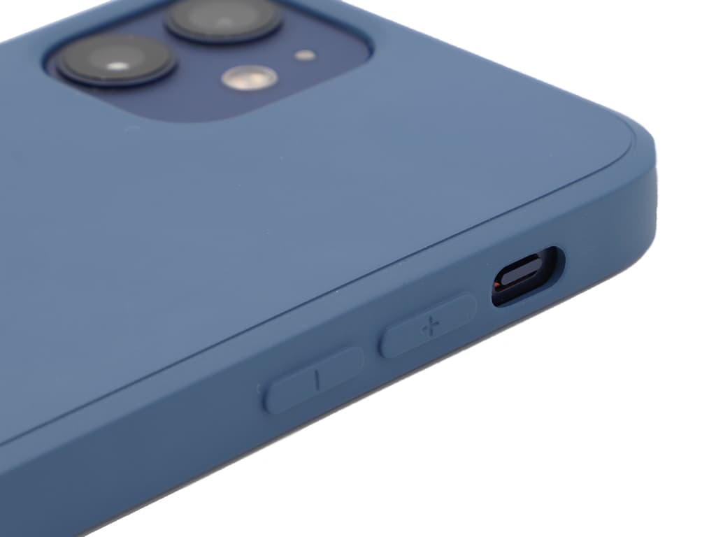 Silikonový kryt na iPhone 12 Mini - Modrý - 4